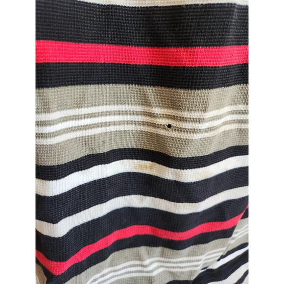 Y2k South Pole Men's Red & Black Striped Polo XL - Picture 5 of 11